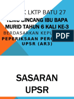 Temu Bincang Ibu Bapa Murid Tahun 6 Kali Ke-3