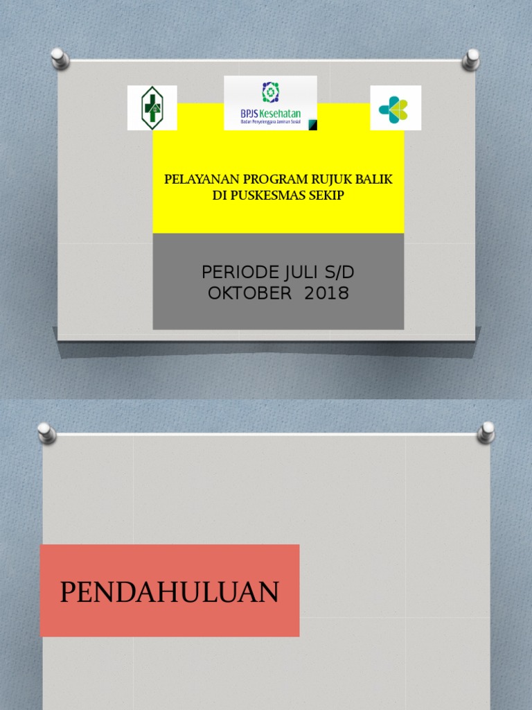Pelayanan Program Rujuk Balik Di Puskesmas Sekip 3 | PDF | Sains ...