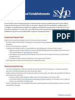 SNHD Reopening Guidance and Checklist For Food Establishments Phase 1