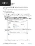 2.2.1.13 Lab - Monitor and Manage System Resources in Windows