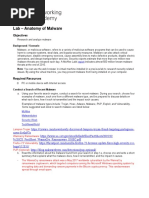 6.2.1.11 Lab - Anatomy of Malware