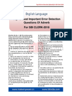 Top 40 Error Detection (Adverb)