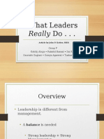 What Leaders: Really Do - .