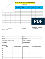 Lac Implemetation Report Sy 2019-2020