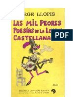  Jorge Llopis - Las Mil Peores Poesías De La Lengua Castellana