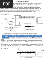 Development Length Shear and Torsion PDF