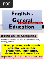 E G E E G E: Nglish - Eneral Ducation Nglish - Eneral Ducation