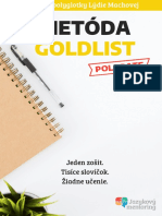 Metoda Goldlist Polopate - Jazykovy Mentoring PDF