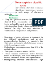 Metamorphism of Peltic Rocks