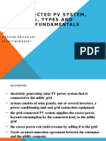 Grid Connected PV System, Techniques, Types and Technical Fundamentals