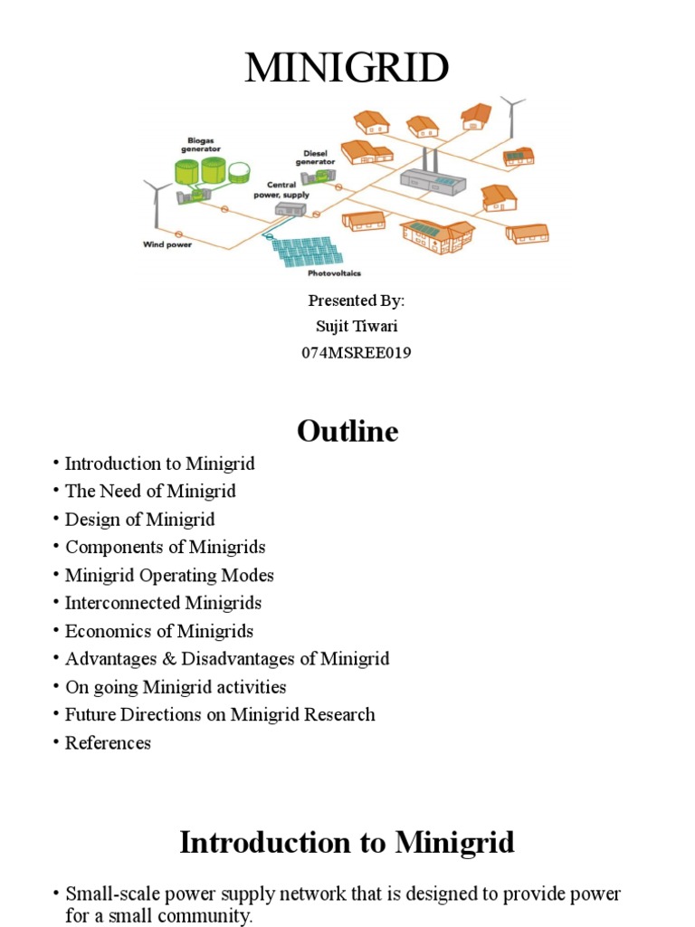 Overview of Minigrid Systems | PDF | Electrical Grid | Electric Power ...