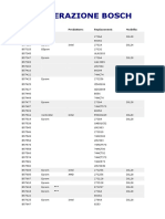 Numerazione Bosch PDF