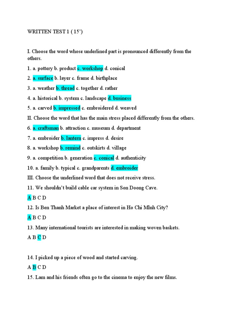 Written Test 1 Pdf Art Media