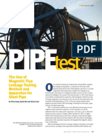 The Use of Magnetic Flux Leakage Testing Method and Apparatus For Steel Pipe