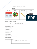 Unit 10 - lesson 4,5,6