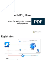 Mobilpay Flows: Steps For Registration, Account Setup and Payments