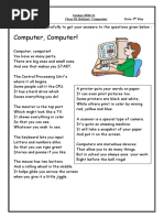 Computer, Computer!: Session 2020-21 Class III (Subject: Computer) Date: 5 May