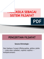 Pancasila Sebagai Sistem Filsafat