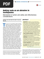 Toothpaste Abrasiveness RDA Rankings 2025 | PDF | Mouth | Dentistry