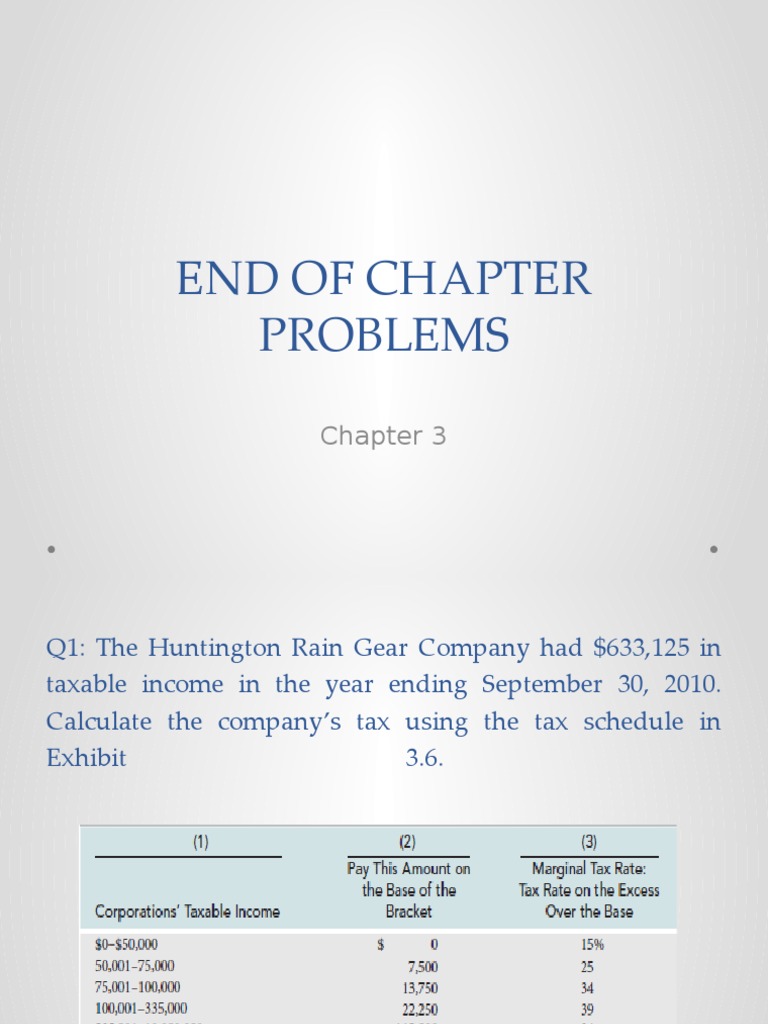 End of Chapter Problems ch3 | PDF
