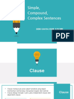 Simple, Compound, Complex, and Compound-Complex Sentences