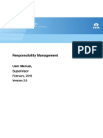 Responsibility Management: User Manual, Supervisor