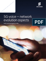 5G Voice - Network Evolution Aspects: SMS and Emergency Calls