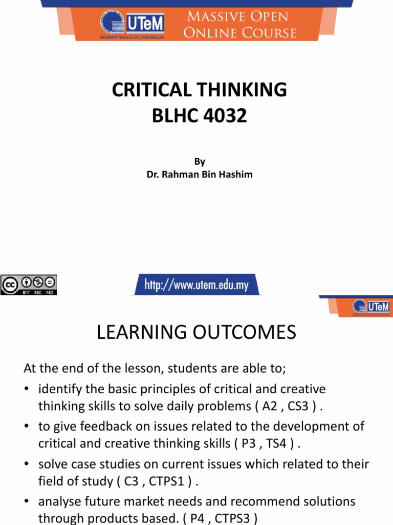 Critical Thinking for Students | PDF | Critical Thinking | Thought