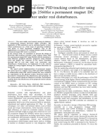 2018 - Design of Real-Time PID Tracking Controller Using Arduino Mega 2560for A Permanent Magnet DC Motor Under Real Disturbances.