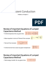 Transient Conduction - Problems PDF