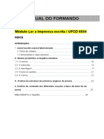 Manual do formando sobre análise da imprensa escrita