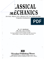 CG Aspirants (J - C - Upadhyaya) - Classical - Mechanics PDF