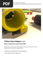 Hidden Maze Mapper - Arduino Project Hub