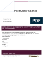 Causes of Decaying of Buildings: Presented by Presented To