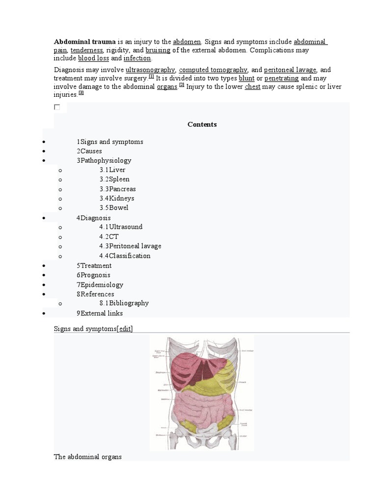 Abdominal Trauma The One Statement You Must Know - 6wgec4x
