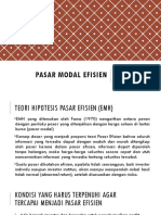 Pasar Modal Efisien