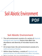 Soil Abiotic Environment