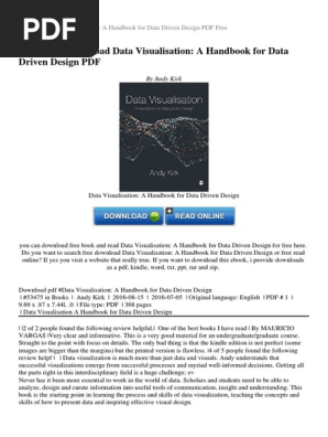 data-visualisation-a-handbook-for-data-driven-design summary