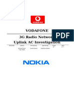 Vodafone 3G Radio Network Uplink AC Investigation