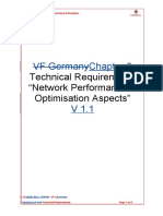 VF Germanychapter 9: Technical Requirements "Network Performance & Optimisation Aspects"