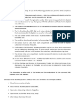 Decantation Process Checklist | PDF | Density | Pipe (Fluid Conveyance)
