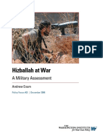 Hizballah at War A Military Assessment Andrew Exum