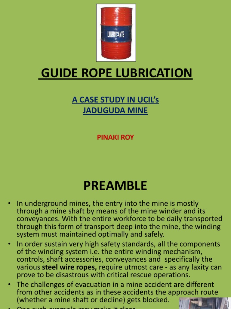 Guide Rope Lubrication PDF Elevator Wire