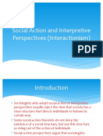 Social Action Perspectives (Interactionism