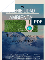 Poster de Sotenibilidad Ambiental