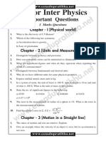 Juniorinter Physics Questions em 4 PDF