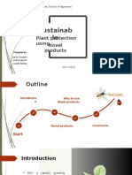 Sustainab Le: Plant Protection Usingnovel Products