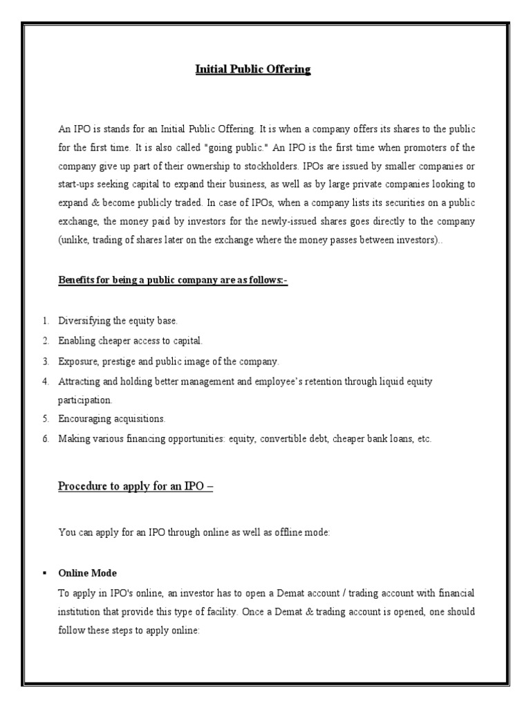 Black Book Part B 2 | PDF | Initial Public Offering | Technical Analysis