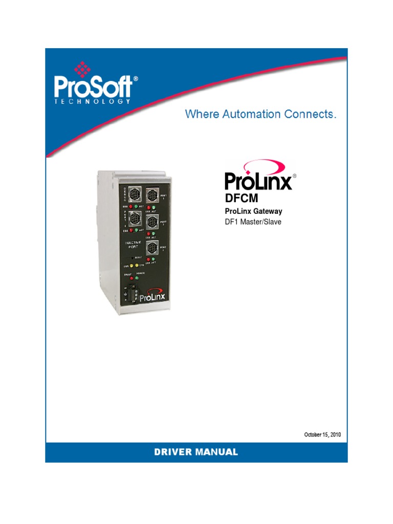 Driver Manual: Prolinx Gateway | Download Free PDF | Computer ...