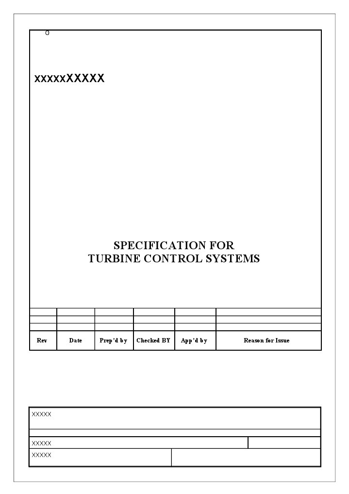 Turbine Control Systems Specification | PDF | Electromagnetic ...